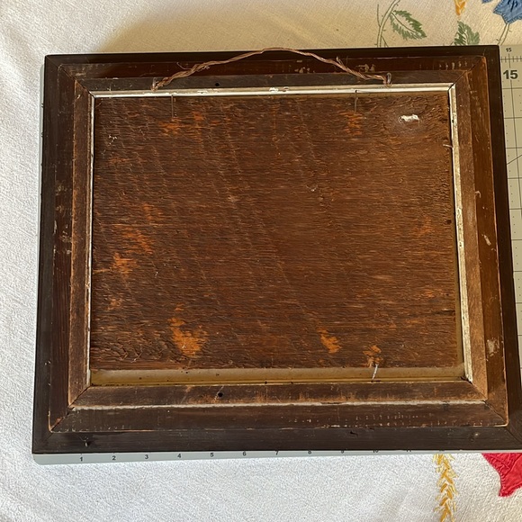 Currier & Ives The Old Farm House lithograph ca 1872 in antique frame (no glass) - Picture 12 of 15